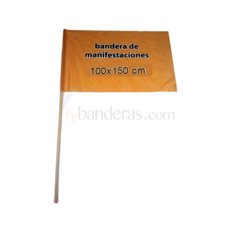 Banderas 100x150cm. Incluye palo