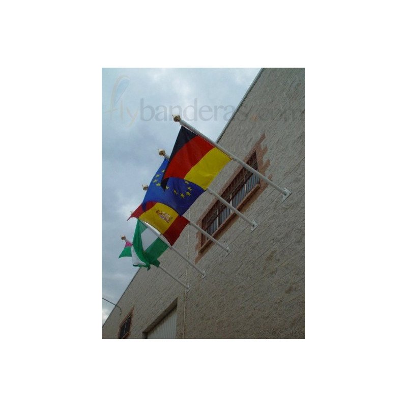 Mástil de pared señorial 2 metros