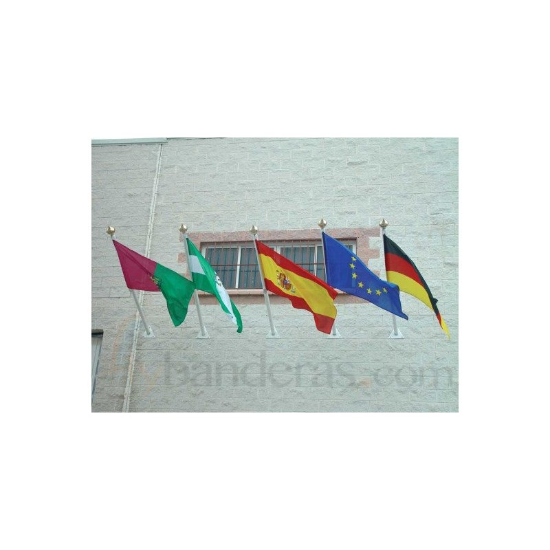 Mástil de pared señorial 2 metros