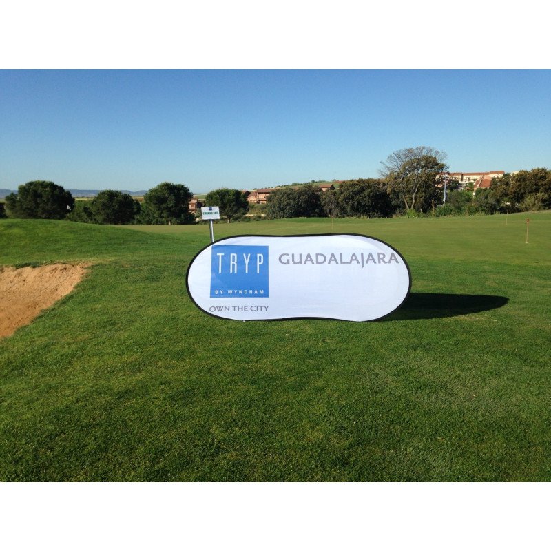 Ejemplos golf banners por Flybanderas