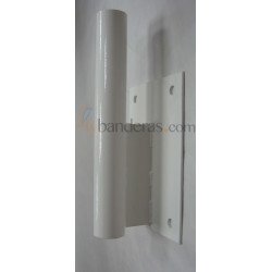 Base recta para mástil de pared