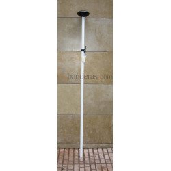 Mástil de pared aluminio o acero 3 metros