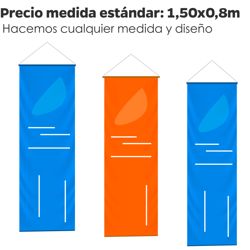 Bandera Banners Colgante