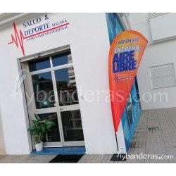 Comprar Bandera Modelo Lágrima-Gota Estándar - Diseño De Banderas