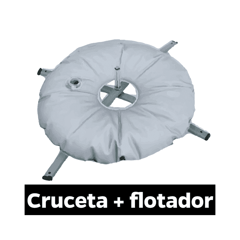 Cruceta con flotador para Pack gota, vela, rectangulares