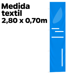 Comprar Banderas rectangulares publicitarias para pack 3,40 Fly Rectangular