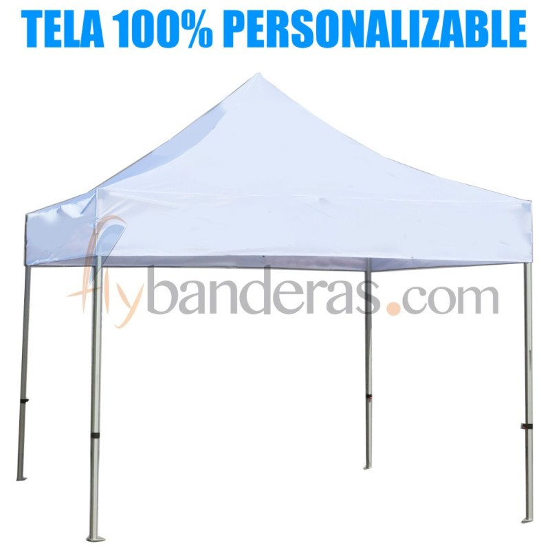 Carpa Personalizada Plegable  3x3m -Tela impermeable-