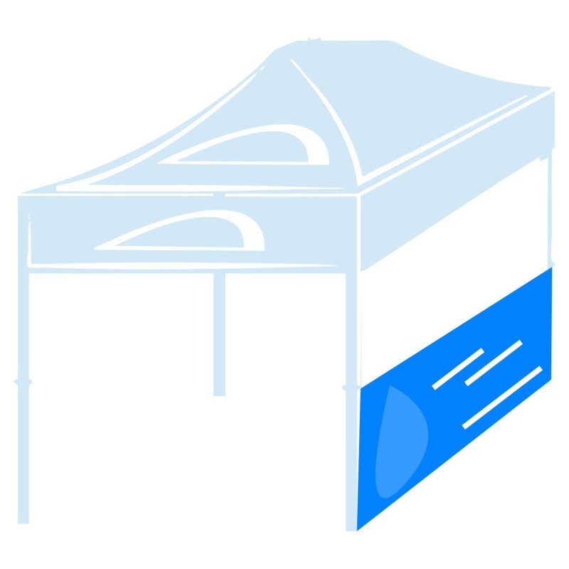 Mostrador adicional para carpa 3x4,5m