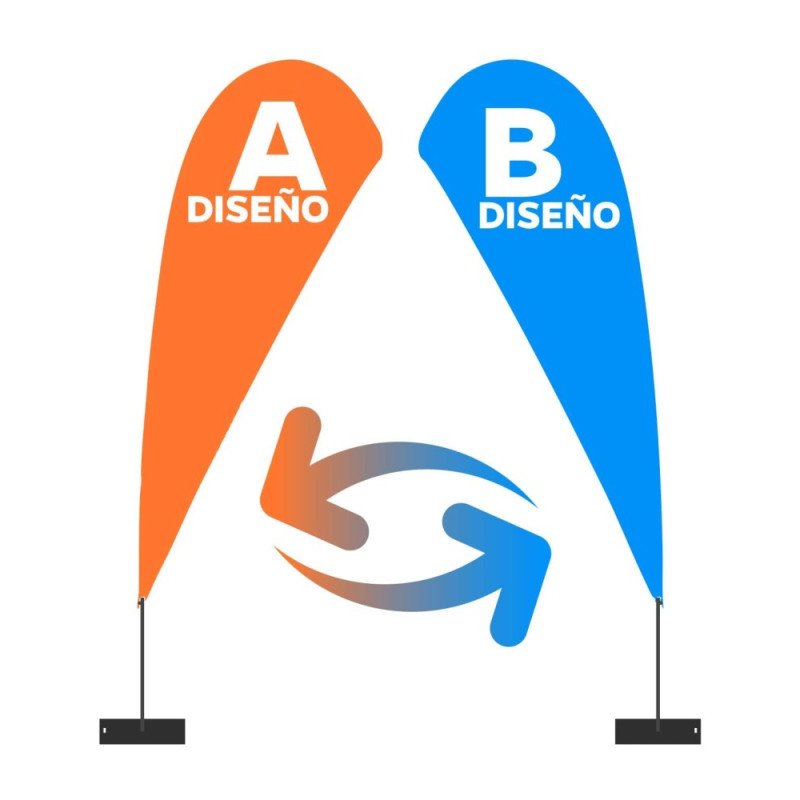 Comprar Flybanner Lágrima-Gota Doble Tela/Cara - Flybanderas