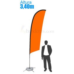 Bandera Modelo Surf Grande