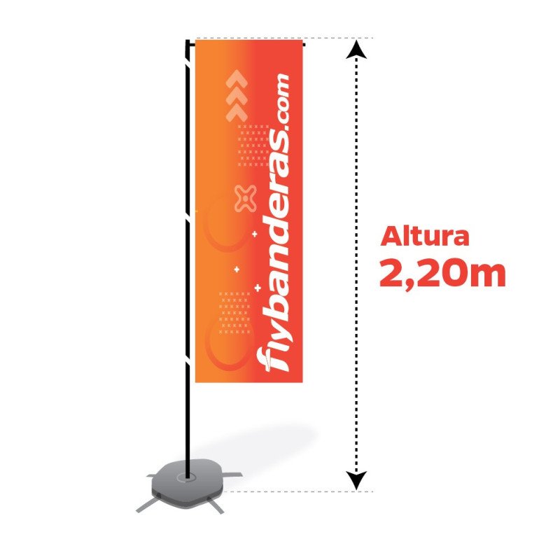 Pack Bandera rectangular