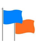 Banderas horizontales - Entrega 24/48 horas
