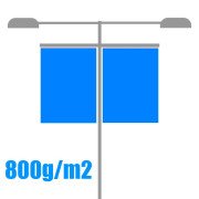 Banderolas para farolas 800gr/m2
